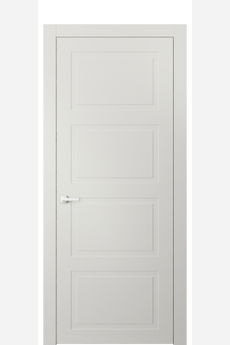 Дверь межкомнатная 8004 МСР. Цвет Матовый серый. Материал Гладкая эмаль. Коллекция Neo Classic. Картинка.