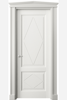Дверь межкомнатная 6343 БС. Цвет Бук серый. Материал Массив бука эмаль. Коллекция Toscana Rombo. Картинка.