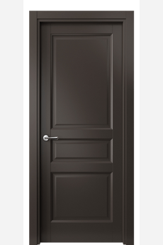 Дверь межкомнатная 1431 МАН. Цвет Матовый антрацит. Материал Гладкая эмаль. Коллекция Galant. Картинка.