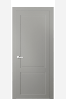 Дверь межкомнатная 8002 МНСР. Цвет Матовый нейтральный серый. Материал Гладкая эмаль. Коллекция Neo Classic. Картинка.