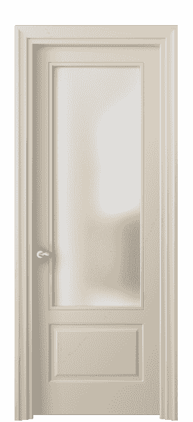 Дверь межкомнатная 8542 ММЦ САТ. Цвет Матовый марципановый. Материал Гладкая эмаль. Коллекция Esse. Картинка.