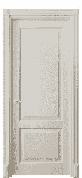 Дверь межкомнатная 0741 ДОС. Цвет Дуб облачный серый. Материал Массив дуба эмаль. Коллекция Lignum. Картинка.