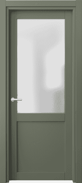Дверь межкомнатная 2122 СТОВ САТ. Цвет Софт-тач оливковый. Материал Полипропилен. Коллекция Neo. Картинка.