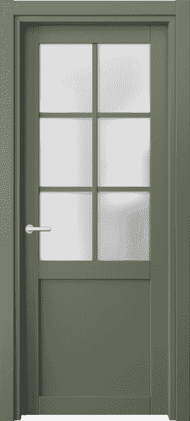 Дверь межкомнатная 2126 СТОВ САТ. Цвет Софт-тач оливковый. Материал Полипропилен. Коллекция Neo. Картинка.