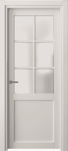 Дверь межкомнатная 2126 СТТБ САТ. Цвет Софт-тач тёплый-белый. Материал Полипропилен. Коллекция Neo. Картинка.