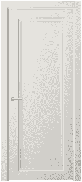 Дверь межкомнатная 2501 СТБЛ. Цвет Софт-тач белоснежный. Материал Полипропилен. Коллекция Centro. Картинка.