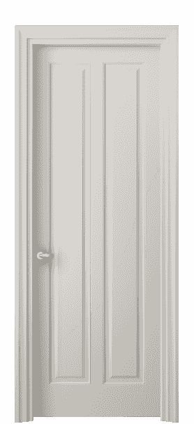 Дверь межкомнатная 8511 МОС . Цвет Матовый облачно-серый. Материал Гладкая эмаль. Коллекция Esse. Картинка.