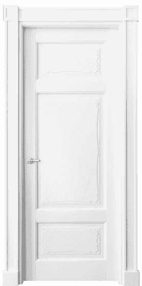 Дверь межкомнатная 6327 ББЛ. Цвет Бук белоснежный. Материал Массив бука эмаль. Коллекция Toscana Elegante. Картинка.