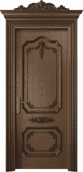 Дверь межкомнатная 6603 ДКР. Цвет Дуб королевский антик. Материал Массив дуба. Коллекция Imperial. Картинка.