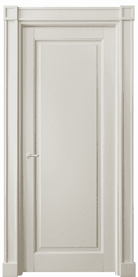 Дверь межкомнатная 6301 БОС. Цвет Бук облачный серый. Материал Массив бука эмаль. Коллекция Toscana Plano. Картинка.