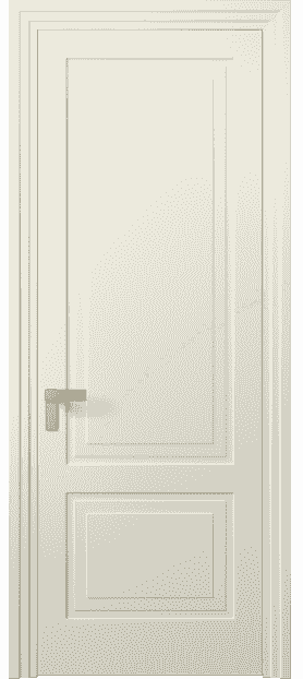 Дверь межкомнатная 8351 ММБ. Цвет Матовый молочно-белый. Материал Гладкая эмаль. Коллекция Rocca. Картинка.