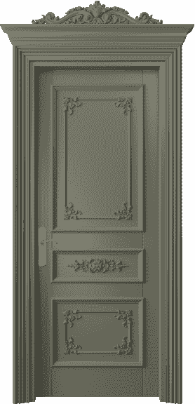 Дверь межкомнатная 6503 БОТ. Цвет Бук оливковый тёмный. Материал Массив бука эмаль. Коллекция Imperial. Картинка.