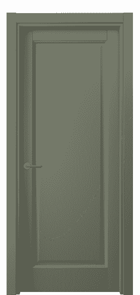 Дверь межкомнатная 1401 СТОВ. Цвет Софт-тач оливковый. Материал Полипропилен. Коллекция Galant. Картинка.