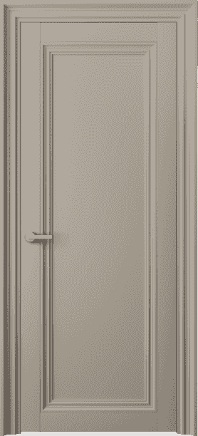 Дверь межкомнатная 2501 МБСК. Цвет Матовый бисквитный. Материал Гладкая эмаль. Коллекция Centro. Картинка.