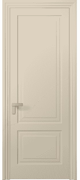 Дверь межкомнатная 8351 ММЦ. Цвет Матовый марципановый. Материал Гладкая эмаль. Коллекция Rocca. Картинка.