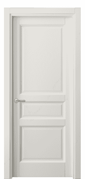 Дверь межкомнатная 1431 СТБЛ. Цвет Софт-тач белоснежный. Материал Полипропилен. Коллекция Galant. Картинка.