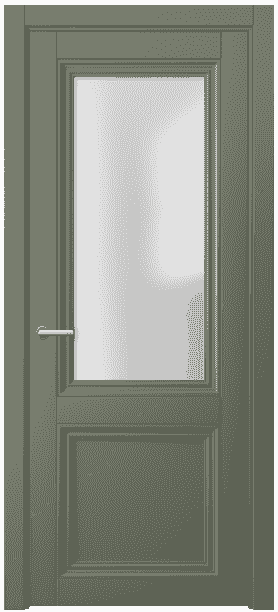 Дверь межкомнатная 2524 СТОВ САТ. Цвет Софт-тач оливковый. Материал Полипропилен. Коллекция Centro. Картинка.