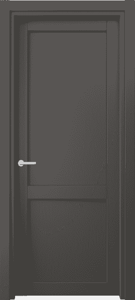 Дверь межкомнатная 2121 СТГФ. Цвет Софт-тач графитовый. Материал Полипропилен. Коллекция Neo. Картинка.
