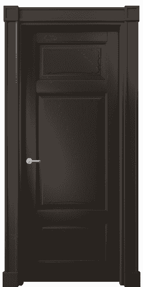 Дверь межкомнатная 6327 БАН. Цвет Бук антрацит. Материал Массив бука эмаль. Коллекция Toscana Elegante. Картинка.