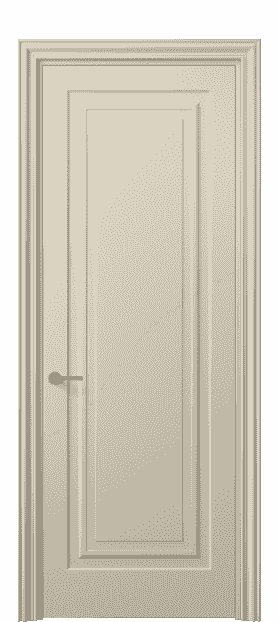 Дверь межкомнатная 8401 ММЦ . Цвет Матовый марципановый. Материал Гладкая эмаль. Коллекция Mascot. Картинка.