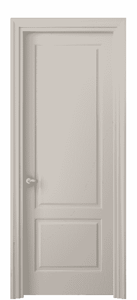 Дверь межкомнатная 8551 МСБЖ . Цвет Матовый светло-бежевый. Материал Гладкая эмаль. Коллекция Esse. Картинка.