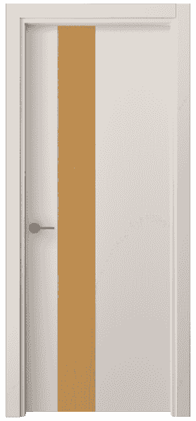 Дверь межкомнатная 4223 СТТБ. Цвет Софт-тач тёплый-белый. Материал Полипропилен. Коллекция Freedom. Картинка.
