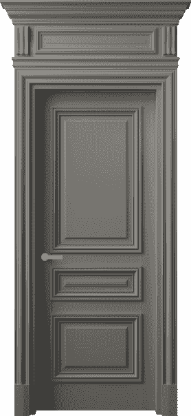 Дверь межкомнатная 7305 БКЛС. Цвет Бук классический серый. Материал Массив бука эмаль. Коллекция Antique. Картинка.