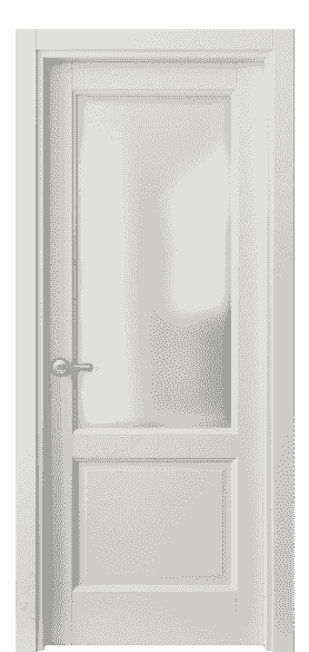 Дверь межкомнатная 1422 МСР САТ. Цвет Матовый серый. Материал Гладкая эмаль. Коллекция Galant. Картинка.