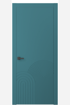 Дверь межкомнатная 8059 NCS S 3030-B10G. Цвет NCS NCS S 3030-B10G. Материал Гладкая эмаль. Коллекция Linea. Картинка.