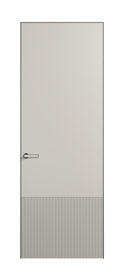 Дверь межкомнатная Velvet ПУ 8202 Матовый облачно-серый. Скрытый универсальный короб Черный Цена 3300 . Фабрика дверей Волховец 8 (800) 551 43 19 Межкомнатная дверь Velvet ПУ 8202 Матовый облачно-серый. Цена 3300 | Volhovec