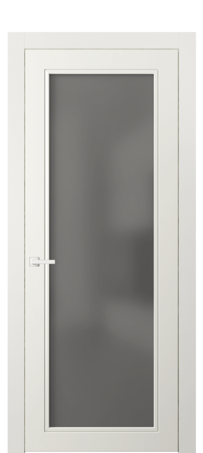 Дверь межкомнатная Neo Classic 8000 Матовый жемчужный Сатинированное серое стекло, триплекс Гладкий компланарный наличник МЖМ Цена 3990 Br Наличники уже входят в базовый комплект. Фабрика дверей Волховец 8 (800) 551 43 19 Межкомнатная дверь Neo Classic 8000 Матовый жемчужный Сатинированное серое стекло, триплекс Цена 3990 Br | Volhovec