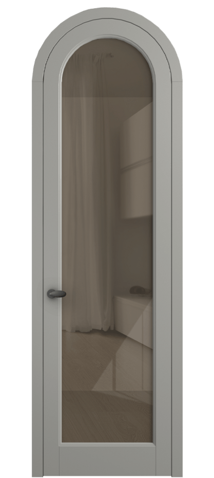 Дверь межкомнатная Palazzo 6814 Матовый нейтральный серый Рефлективное бронзовое стекло "Stopsol", калёное 0536R МНСР Цена 7100 Br Наличники уже входят в базовый комплект. Фабрика дверей Волховец 8 (800) 551 43 19 Межкомнатная дверь Palazzo 6814 Матовый нейтральный серый Рефлективное бронзовое стекло "Stopsol", калёное Цена 7100 Br | Volhovec