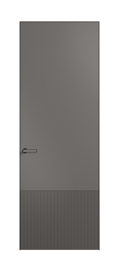 Межкомнатная дверь Velvet АКП 8202 Матовый классический серый. Цена 3800  | Volhovec