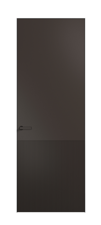Межкомнатная дверь Velvet 8204 Матовый антрацит. Цена 4100  | Volhovec