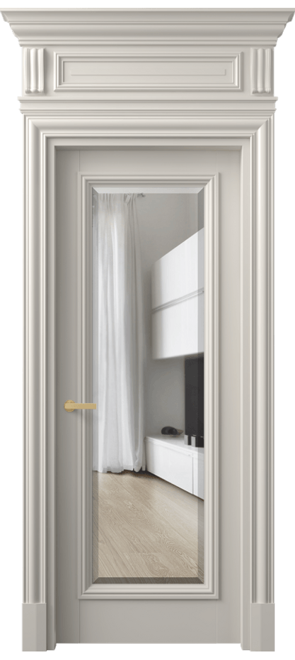 Дверь межкомнатная Антик 7300 Матовый облачно-серый Прозрачное стекло с фацетом КЭП + Объёмный фриз + Карниз МОС Цена 8800 Br Наличники уже входят в базовый комплект. Фабрика дверей Волховец 8 (800) 551 43 19 Межкомнатная дверь Антик 7300 Матовый облачно-серый Прозрачное стекло с фацетом Цена 8800 Br | Volhovec