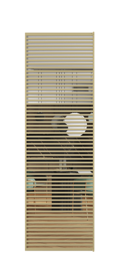 Алюминиевая дверь АЛПЛ040.07  Прозрачное стекло "Кристал Вижн", калёное Цена 12290  | Volhovec