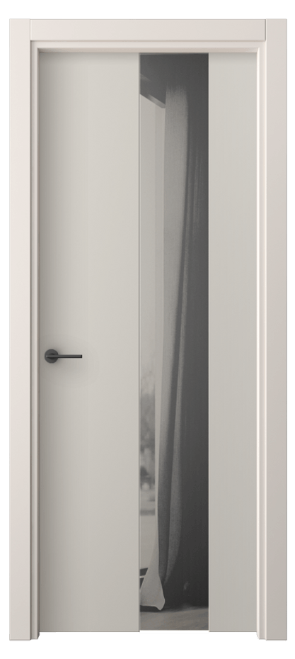 Межкомнатная дверь Freedom 4226 ПЭТ светло-серый Двустороннее серое зеркало, триплекс, 8 мм  Цена 1600 Br | Volhovec