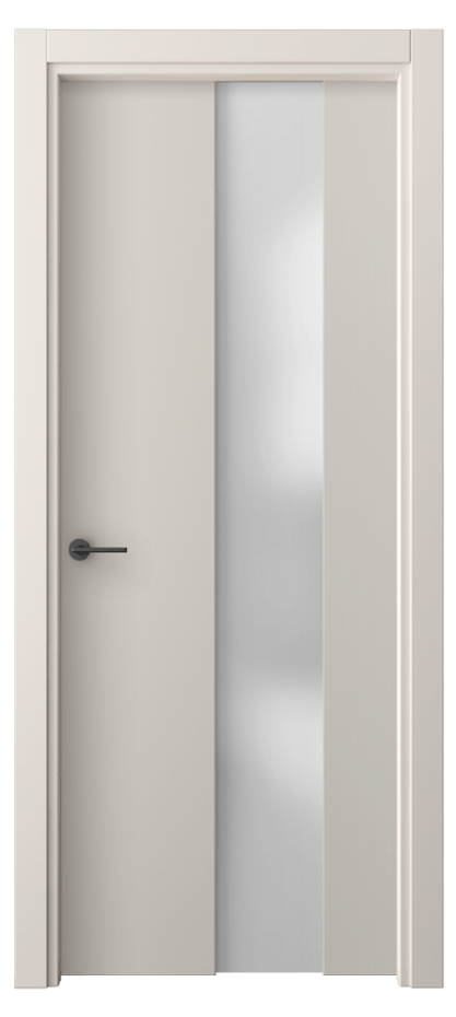 Межкомнатная дверь Freedom 4226 ПЭТ светло-серый Сатинированное стекло Цена 1500 Br | Volhovec