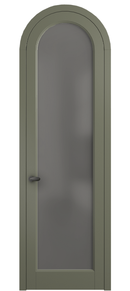 Дверь межкомнатная Palazzo 6814 Матовый оливковый тёмный Сатинированное серое стекло, триплекс 0536R МОТ Цена 6700 Br Наличники уже входят в базовый комплект. Фабрика дверей Волховец 8 (800) 551 43 19 Межкомнатная дверь Palazzo 6814 Матовый оливковый тёмный Сатинированное серое стекло, триплекс Цена 6700 Br | Volhovec