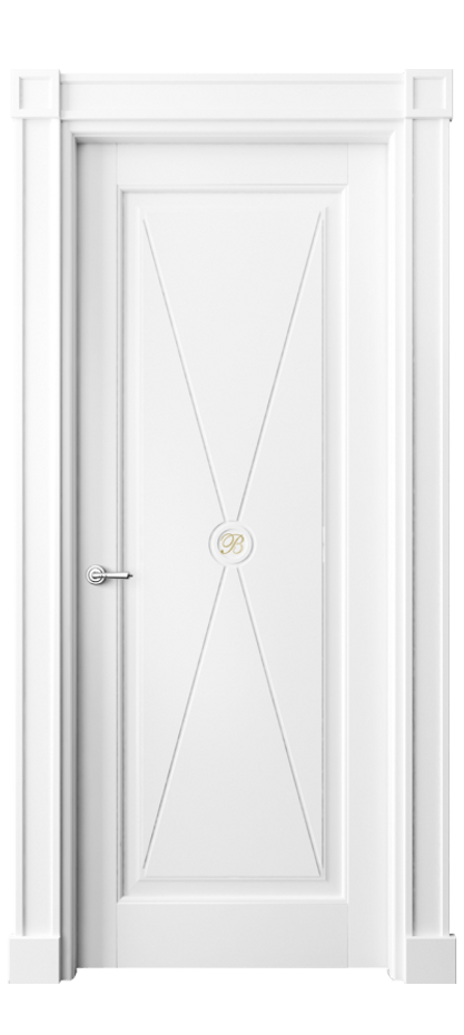 Межкомнатная дверь Тоскана Литера 6361 Матовый белоснежный  Цена 7700 Br | Volhovec