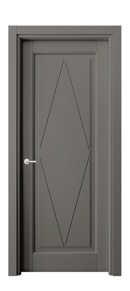 Межкомнатная дверь Тоскана Ромбо 6341 Матовый классический серый  Цена 5370 Br | Volhovec