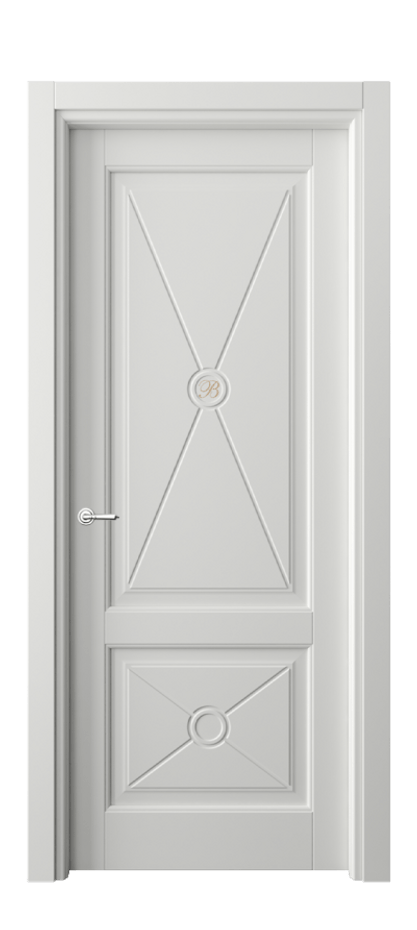 Межкомнатная дверь Тоскана Литера 6363 Матовый светло-серый  Цена 5850 Br | Volhovec