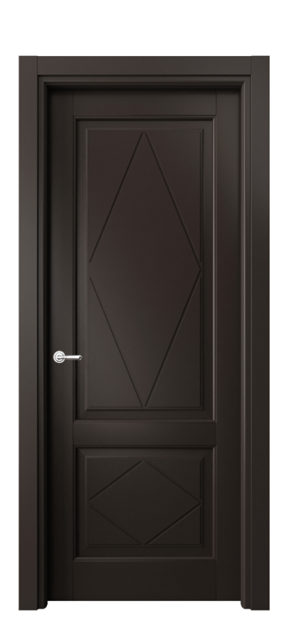 Межкомнатная дверь Тоскана Ромбо 6343 Матовый антрацит  Цена 5370 Br | Volhovec