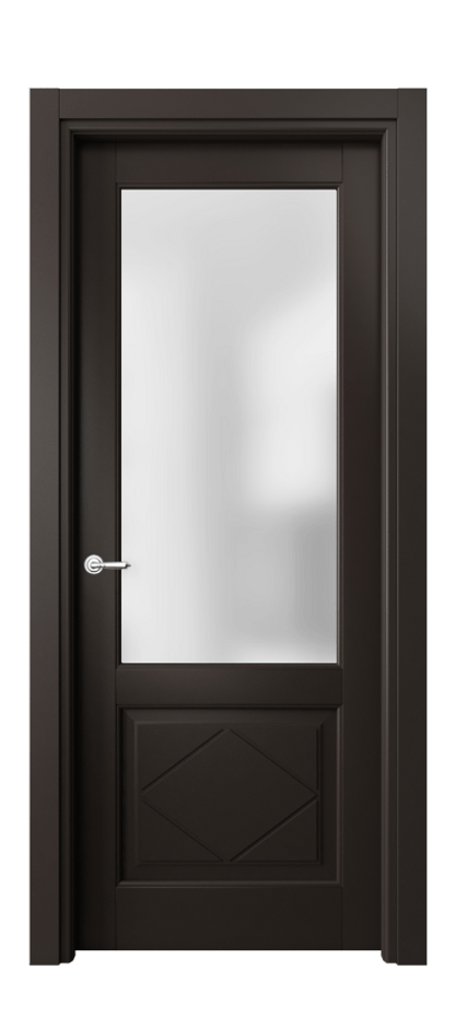 Дверь межкомнатная Тоскана Ромбо 6342 Матовый антрацит Сатинированное стекло Гладкий наличник МАН Цена 5080 Br Наличники уже входят в базовый комплект. Фабрика дверей Волховец 8 (800) 551 43 19 Межкомнатная дверь Тоскана Ромбо 6342 Матовый антрацит Сатинированное стекло Цена 5080 Br | Volhovec