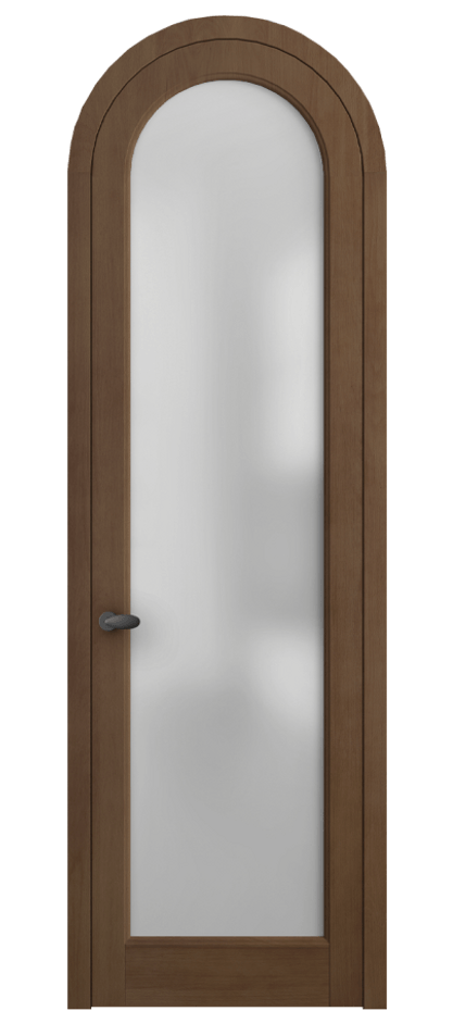 Межкомнатная дверь Palazzo 6814 Бук тёмный матовый Сатинированное стекло Цена 9200 Br | Volhovec