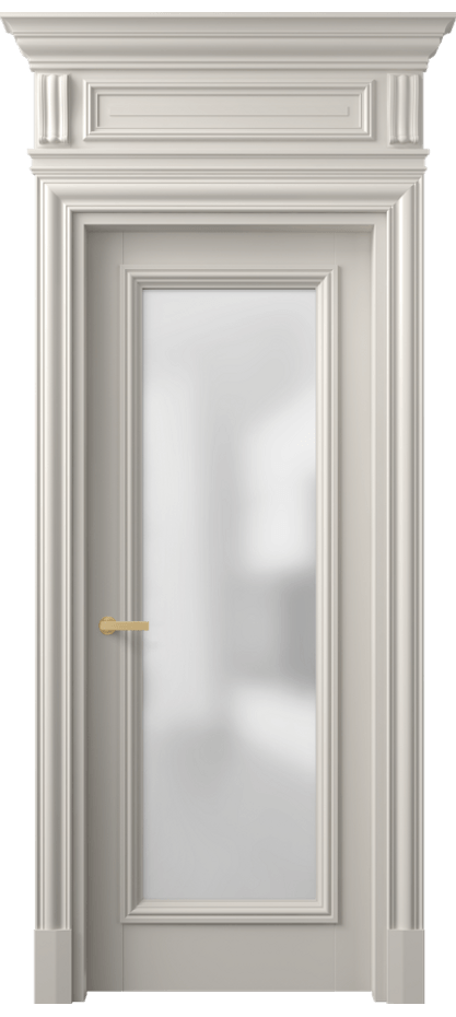 Межкомнатная дверь Antique 7300 Бук облачный серый Сатинированное стекло Цена 8190 Br | Volhovec