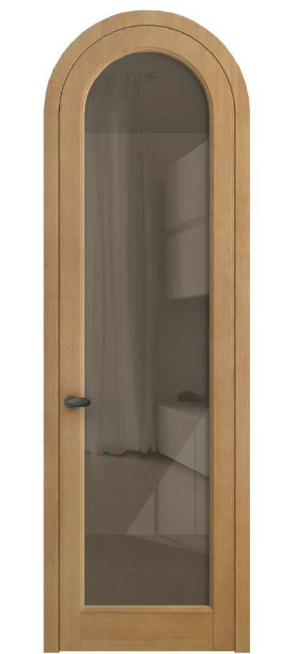 Межкомнатная дверь Palazzo 6814 Бук натуральный матовый Рефлективное бронзовое стекло "Stopsol", калёное Цена 9600 Br | Volhovec