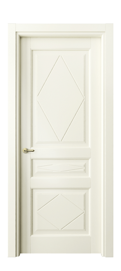 Межкомнатная дверь Тоскана Ромбо 6345 Матовый молочно-белый  Цена 5570 Br | Volhovec