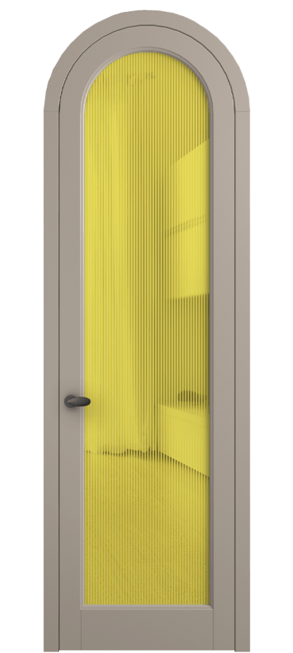 Дверь межкомнатная Palazzo 6814 Матовый бисквитный Рифлёное желтое стекло "Дюна", триплекс, 8 мм 0536R МБСК Цена 6600 Br Наличники уже входят в базовый комплект. Фабрика дверей Волховец 8 (800) 551 43 19 Межкомнатная дверь Palazzo 6814 Матовый бисквитный Рифлёное желтое стекло "Дюна", триплекс, 8 мм Цена 6600 Br | Volhovec