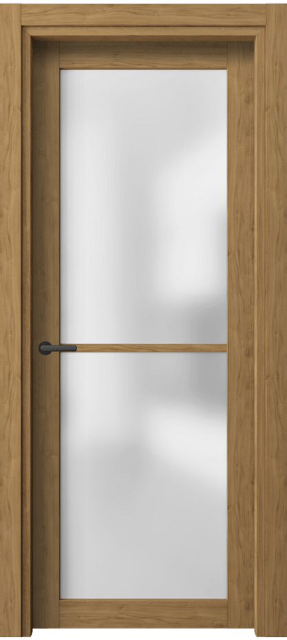 Межкомнатная дверь Нео 2108 Грецкий орех Сатинированное стекло Цена 1590 Br | Volhovec